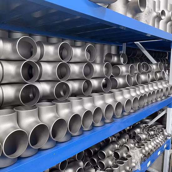  ASTM B363 Gr.  Té en titane allié de grade 7 pour usage industriel